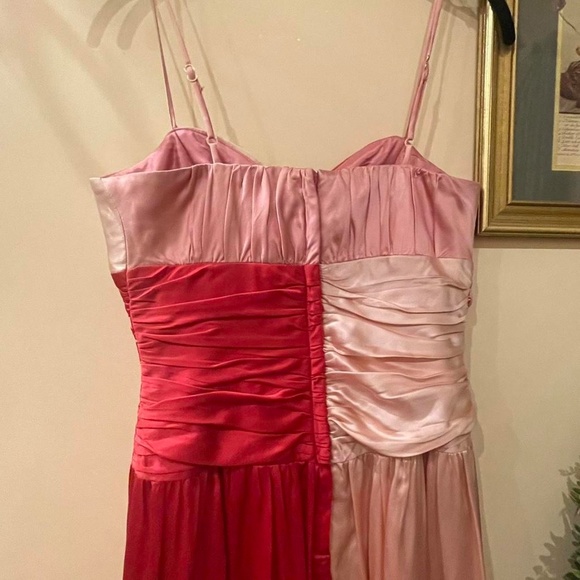 Betsey Johnson Color Block Silk Gown - Picture 3 of 3